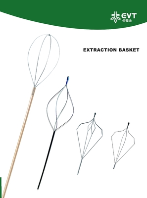 Anti Migration Nitinol Stone Basket Friction Coating Lower Ureteral Calculus