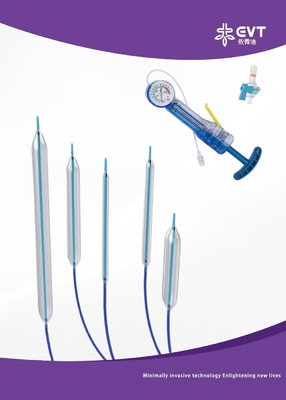 Stricture Treatment Ureteral Balloon Dilator Endoscopic Balloon with Hydrophilic Catheter and Inflation Pump