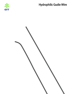 Adjustable Hydrophilic Guide Wire Curved Radiopaque Tips Surgical Guidewire