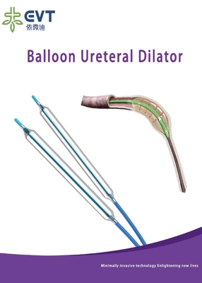 Smooth Coating Ureteral Balloon Dilator Ureteric Balloon Catheter For Hydronephrosis Hydrophilic URL Access + Inflation Tool