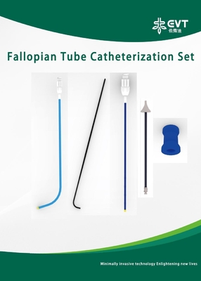Lightweight Fallopian Tube Catheterization Set Hydrophilic Guide Tube Tubal Cannulation Set
