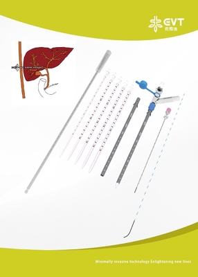 Sequential Dilators PTBD Catheter Set Featuring Access Needle For Smooth Insertion