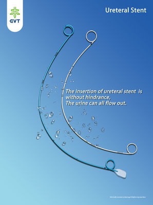 Larger Diameter Ureteral Stent Placement Hydrophilic Allium Stent Surgical Supplies