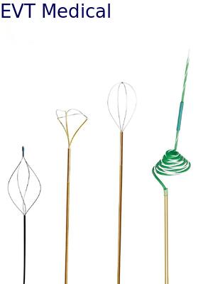Single Use Ureteral Stone Basket Polyimide Sheath Nitinol Stone Extractor 0.035" Guidewire