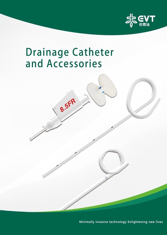Hydrophilic Coated Biliary Drain Catheter With Sheath Introducer And Access Needle