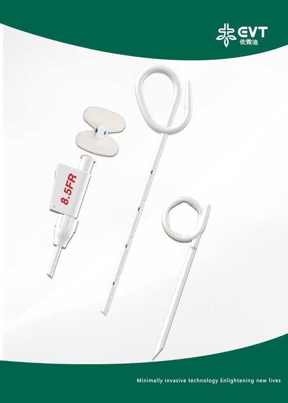 Percutaneous Transhepatic Biliary Drainage Tube With Sheath Introducer And Trocar Needle