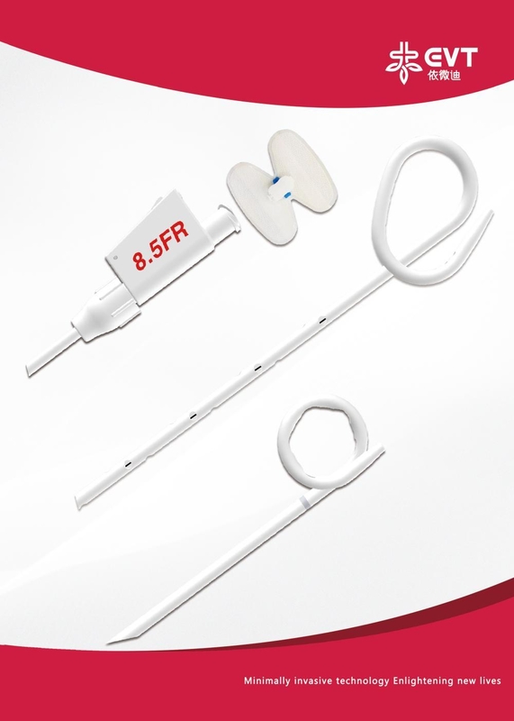 Fluoroscopy Guided Biliary Drainage Catheter Biliary Drain Tube With Hydrophilic Guidewire And 22G Needle