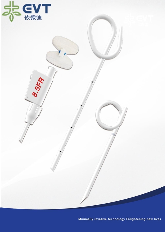 Emergency Biliary Drainage Catheter Biliary Drain Tube With Trocar Needle And Stiffening Cannula