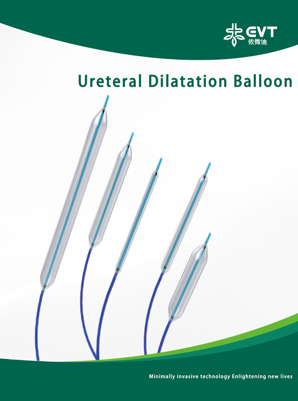 URL Access Dilatation Balloon Catheter With Hydrophilic Coating and Inflation Device