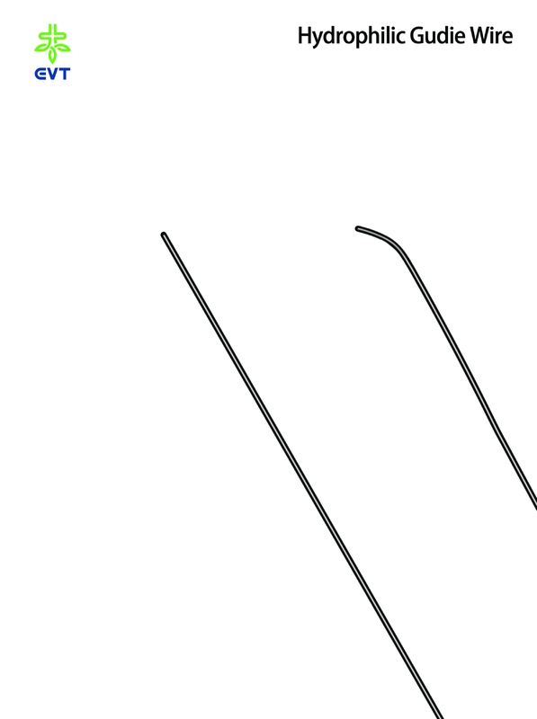 High Visibility Hydrophilic Guide Wire Dual Tip Design Hydrophilic Coated Wire