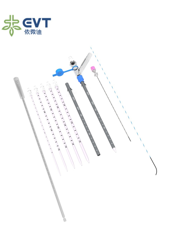 Medical Percutaneous Transhepatic Biliary Drainage Dilators Guide Wire PTBD Catheter Set