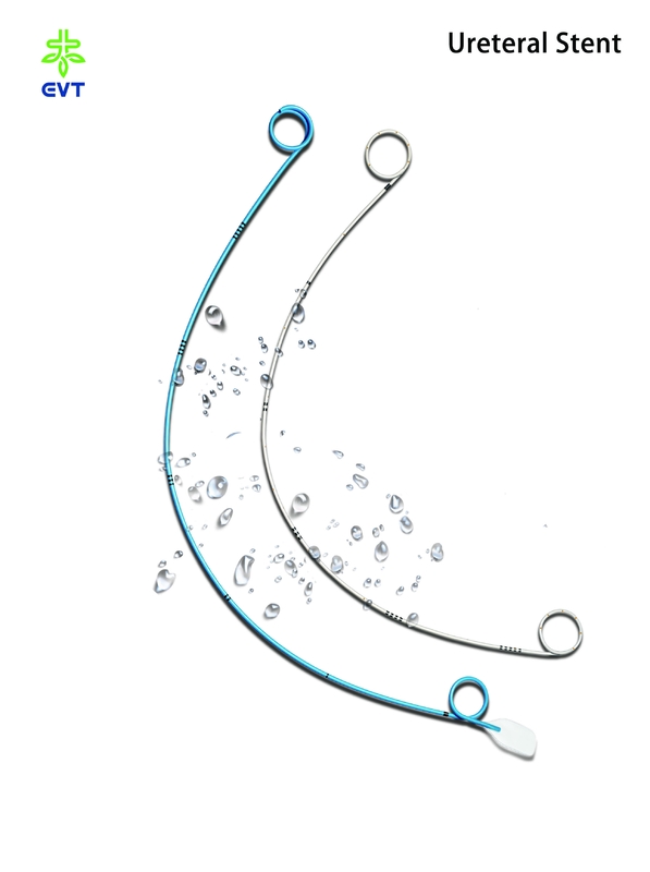Antireflux Ureteral Dj Stent With Hydrophilic Coating And Larger Lumen
