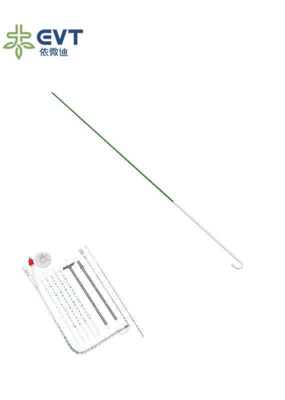 Anti Migration Nephrostomy Drainage Catheter Stiff Guidewire For Complex Renal Access