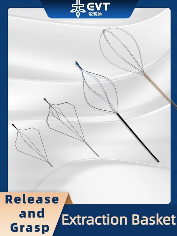 Single-Use Ureteral Stone Basket – Polyimide Sheath, Nitinol Extractor