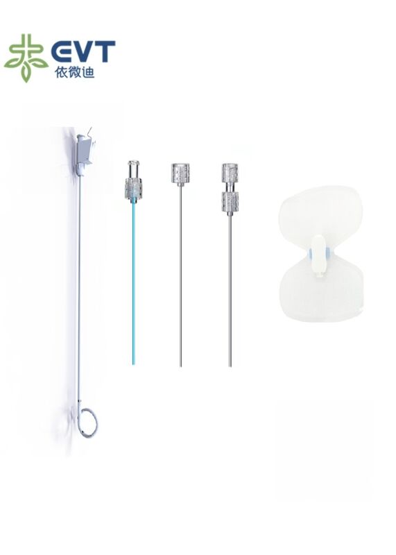 Percutaneous Biliary Pigtail Drainage Catheter PTCD Locking Internal‑External Drainage Set 7F to 14F Multi Loop Design