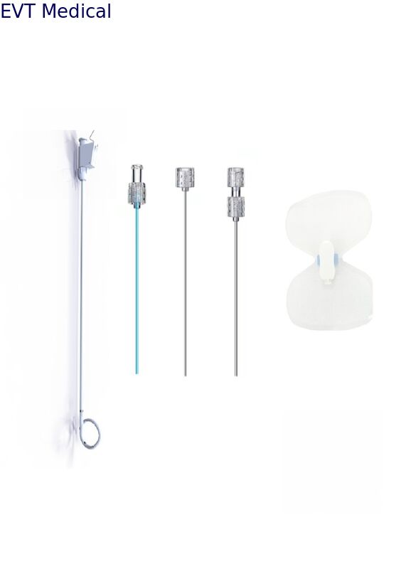 Percutaneous Biliary Pigtail Drainage Catheter PTCD Locking Internal‑External Drainage Set 7F to 14F Multi Loop Design