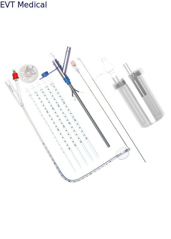 Negative Pressure Nephrostomy Catheter Kit With Suction Device And Stone Collection Bottle