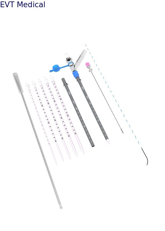 Medical Percutaneous Transhepatic Biliary Drainage Dilators Guide Wire PTBD Catheter Set