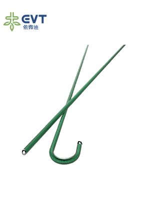 Filo guida in PTFE a basso attrito con anima in Nitinol e design filettato per procedure urologiche