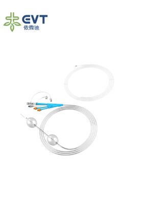 Conjunto de tubos ileos de doble uso de alto flujo para drenaje gástrico e intestinal